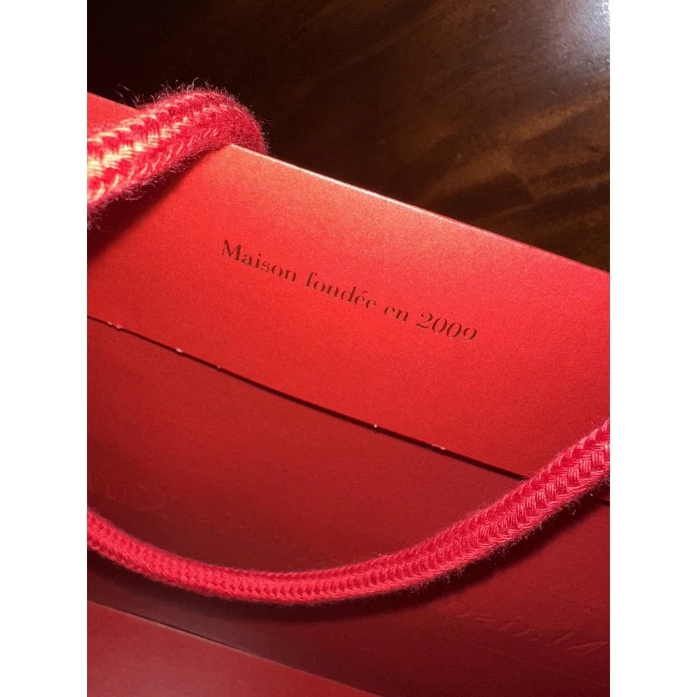 Maison Francis Kurkdjian Red Paper Shopping Gift Bag Medium Rope‎ Handles
